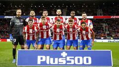 Once del Atl&eacute;tico contra el Mallorca.