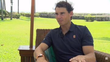 El tenista Rafa Nadal en una entrevista a la revista &iexcl;Hola!