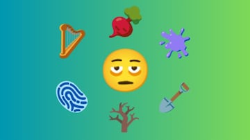 emoji cara exhausta con ojeras