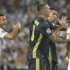 Discusión Murillo-Cristiano que deja la roja para el portugués