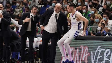 Pablo Laso con Thomas Heurtel.