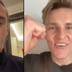 La final de Odegaard y Griezmann