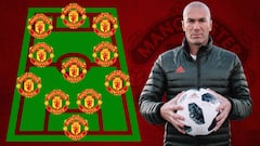 El lujoso XI del Manchester United si llegara Zidane