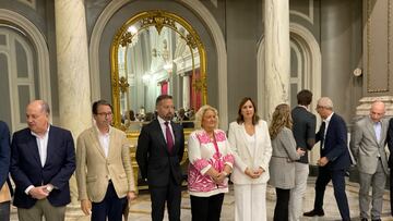 El nuevo equipo de gobierno del Ayuntamiento de Valencia.