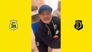 El saludo de Diego Maradona para San Luis de Quillota