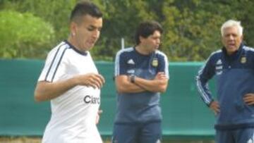 Correa se ejercita con Argentina.