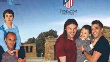 El Atleti presentó ayer su calendario solidario