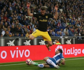 Saul Ñíguez y Víctor Sánchez.