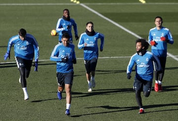 El Madrid prepara el partido contra el Villarreal