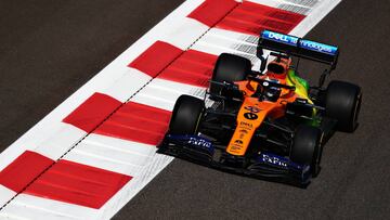 El McLaren de Lando Norris.