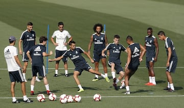 El Madrid prepara su estreno liguero ante el Getafe