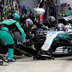 Mercedes también fue el rey en los ‘pit stop’ en el Mundial 2017