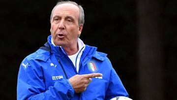 El entrenador de la selección italiana Giampiero Ventura variará su dibujo táctico ante Alemania.