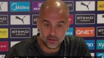 Guardiola: "No voy a pedir perdón por lo que dije"