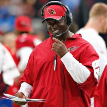 Todd Bowles, cuando era coordinador defensivo de los Arizona Cardinals.