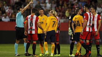 Griezmann llama "cagón" al árbitro: Le esperan dos partidos