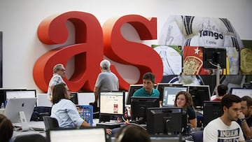 Taller de Periodismo deportivo en la redacci¨®n del Diario As