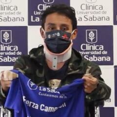 Egan Bernal y las palabras a los médicos que le salvaron la vida