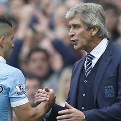 Agüero: "Me llevé muy bien con Pellegrini; le estoy agradecido"