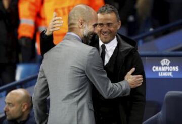 Pep Guardiola y Luis Enrique.