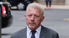 LONDON, UNITED KINGDOM - APRIL 29: Former tennis star Boris Becker arrives at the Southwark Crown Court for sentencing after being found guilty of four charges under the Insolvency Act in relation to his bankruptcy, including failing to disclose, concealing and removing significant assets in London, United Kingdom on April 29, 2022. (Photo by Wiktor Szymanowicz/Anadolu Agency via Getty Images)