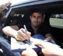 Diego Costa, baja casi segura para el partido contra el Málaga