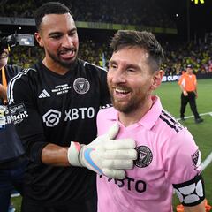 Drake Callender on playing with and without Lionel Messi