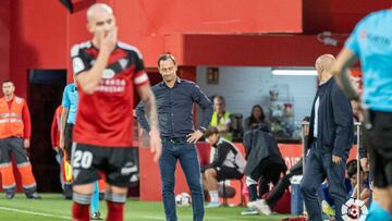 Etxeberria lamenta el tanto recibido en los compases finales.