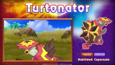 Turtonator, el nuevo Pokémon de Sol y Luna