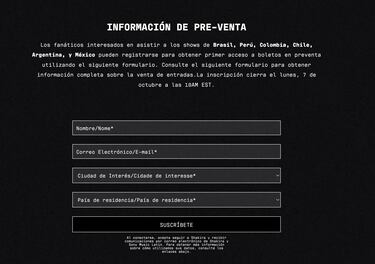 La fecha límite para registrarte en la preventa de fans de los conciertos de Shakira en México 2025 