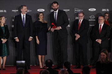 Premio decenio 1997-2007. Jorge Garbajosa, presidente de la FEB y jugador de la selección española de baloncesto que se proclamó campeona del mundo en Saitama (Japón) en 2006.