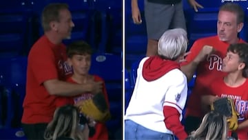Millions of views: Dad catches baseball for son—and what this woman does is outrageous