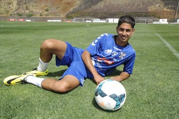 Ayoze en una entrevista con AS durante su etapa en Tenerife