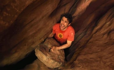 127 Horas, James Franco en una de las escenas más desagradables de la historia del cine