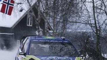 <b>PODIO FORD.</b> El equipo Ford copó el podio del Rally de Noruega.