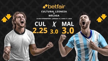 Cultural Leonesa vs. Málaga CF: horario, dónde ver, pronósticos y clasificación