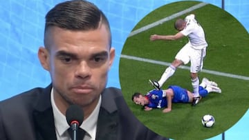 As¨ª record¨® Pepe su jugada m¨¢s violenta en el Madrid