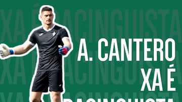 Oficial: Ander Cantero completa la portería del Racing de Ferrol