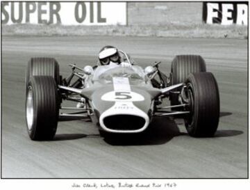 Jim Clark ganó su segundo GP de México un 22 de octubre de 1967. Iba a bordo de un Lotus Type 49, motor Ford-Cosworth V8 de 2,998 cc.