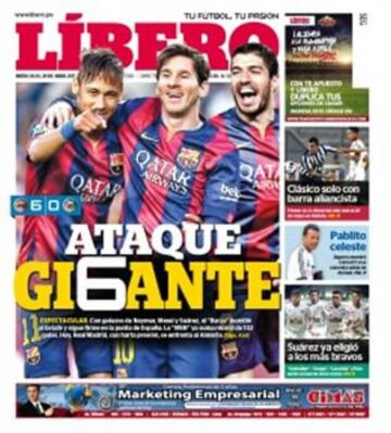 Portadas de la prensa deportiva