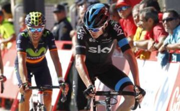 Christopher Froome y Alejandro Valverde.