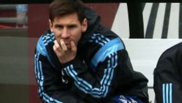 Messi apenas se ha entrenado con Argentina durante estos d&iacute;as en Estados Unidos.
 