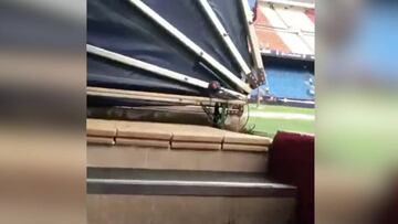 Saúl nos enseña las entrañas del Calderón en su despedida