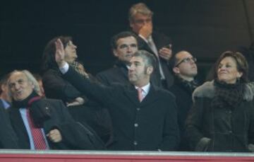 Urrutia en el palco.