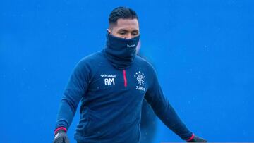 Alfredo Morelos en duda para el partido con Ross Country