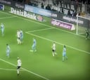 ¡Le pegó mal! La opción de gol de Medel en triunfo de Besiktas