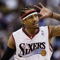 Allen Iverson elige a su quinteto histórico en la NBA, con LeBron James y Stephen Curry