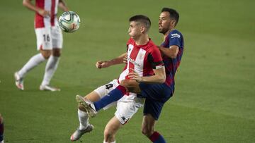 Un partido de suspensión a Busquets, Vukcevic y Djene