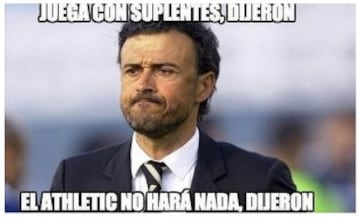 Los 'memes' del partido Barcelona-Athletic de Bilbao.