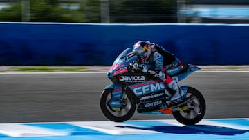 Máximo Quiles cierra los entrenamientos de Jerez de Moto3 con el mejor tiempo